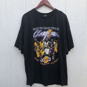 Vintage Back to Back Los Angeles Lakers tee
